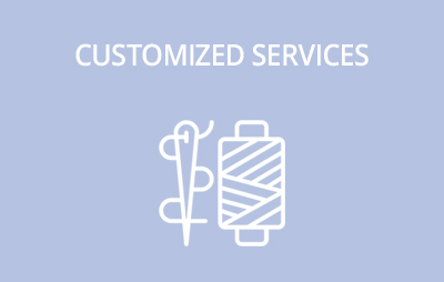 customized services box white