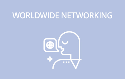 worldwide networking box white