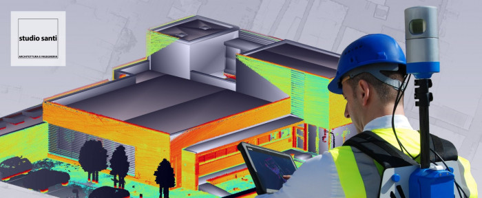 HERON - Fast mapping and analysis. Le Corbusier style building (IT)